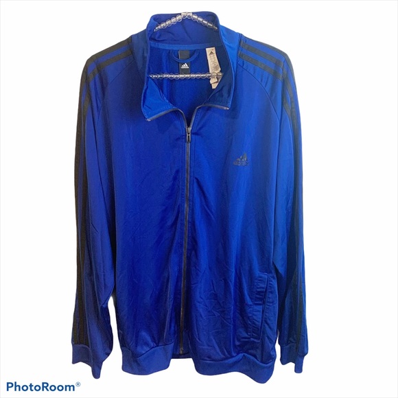 adidas Other - Adidas l Mens Blue Three Stripe Track Jacket